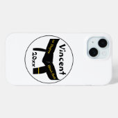 Martial Arts 1. Degree Black Belt Case-Mate iPhone Hülle (Rückseite (Horizontal))