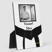 Martial Arts 1. Degree Black Belt Foto Keepake Fotoplatte (Seite)