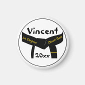 Martial Arts 1. Degree Black Belt Magnet (Vorne)