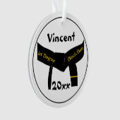 Martial Arts 1. Degree Black Belt Ornament (Vorderseite)
