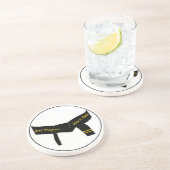 Martial Arts 2. Grad Black Belt Drink Untersetzer (Seite)