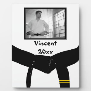 Martial Arts 2. Grad Black Belt Foto Keepake Fotoplatte