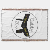 Martial Arts 3. Grad Black Belt Decke (Vorderseite)