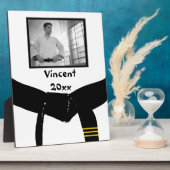 Martial Arts 3. Grad Black Belt Foto Keepake Fotoplatte (Seite)