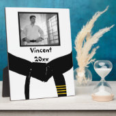 Martial Arts 4. Grad Black Belt Foto Keepake Fotoplatte (Seite)