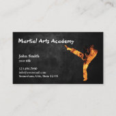 Martial Arts Academy Beruflich Karate Visitenkarte (Vorderseite)