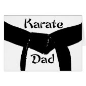 Martial Arts Black Belt Karate Dad (Vorderseite (Horizontal))