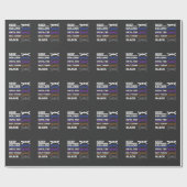 Martial Arts Black Belt Rankings TaeKwonDo Karate Geschenkpapier (Flach)