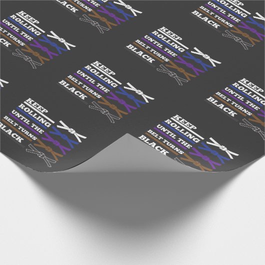 Martial Arts Black Belt Rankings TaeKwonDo Karate Geschenkpapier (Ecke)