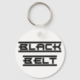 Martial Arts Bold Black Belt Schlüsselanhänger