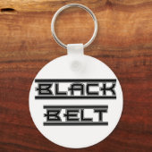 Martial Arts Bold Black Belt Schlüsselanhänger (Vorderseite)