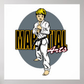 Martial Arts Boy Poster (Vorne)