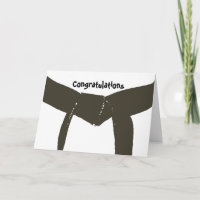 Martial Arts Brown Belt Congratulations