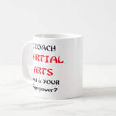 Martial Arts Coach Tasse (Vorderseite Links)