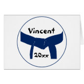 Martial Arts Dark Blue Belt (Vorderseite (Horizontal))
