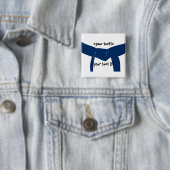 Martial Arts Dark Blue Belt Button (Beispiel)