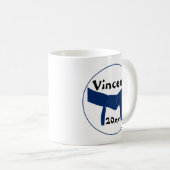Martial Arts Dark Blue Belt Kaffeetasse (VorderseiteRechts)