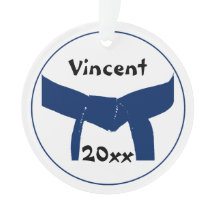 Martial Arts Dark Blue Belt Rank