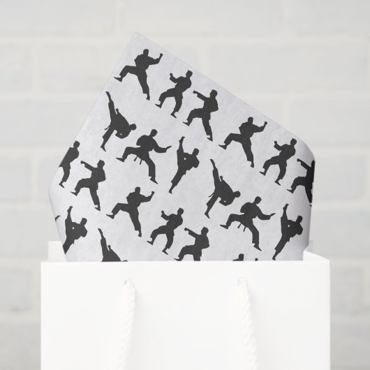Martial Arts Decoupage Seidenpapier (Geschenktüte)