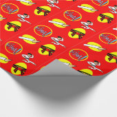 Martial Arts Dynamite Red Wrapping Paper Geschenkpapier (Ecke)