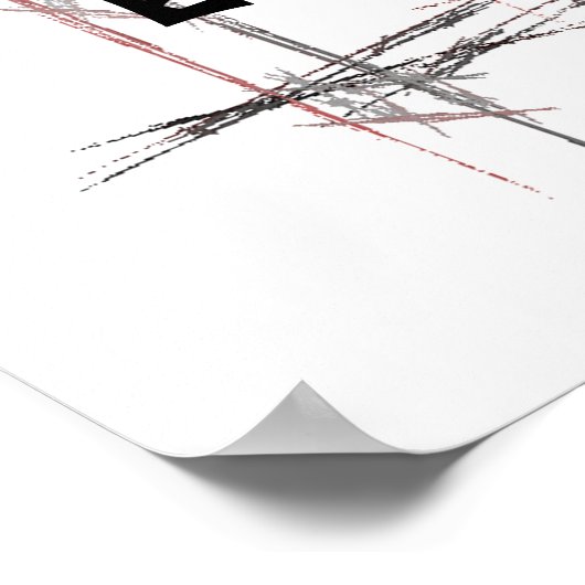 Martial Arts Effort Poster (Ecke)