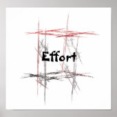 Martial Arts Effort Poster (Vorne)