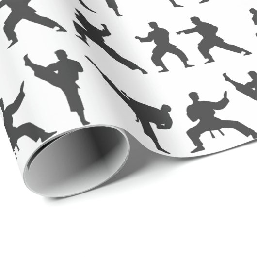 Martial Arts Geschenkpapier (Rolleneckpunkt)