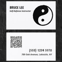 Martial Arts Instructor Custom QR