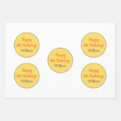 Martial Arts Japan Karate Fun Boy Kindergeburtstag Geschenkpapier Set (Vorderseite)