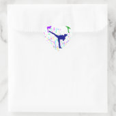MARTIAL ARTS - JUDO Herz-Aufkleber (Tasche)