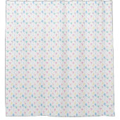 Martial Arts Karate Abstrakt Stars Glitzern Duschvorhang (Vorderseite)