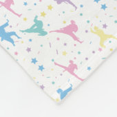 Martial Arts Karate Abstrakt Stars Glitzern Fleecedecke (Ecke)