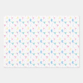 Martial Arts Karate Abstrakt Stars Glitzern Geschenkpapier Set (Vorderseite 2)