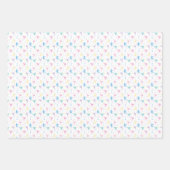 Martial Arts Karate Abstrakt Stars Glitzern Geschenkpapier Set (Vorderseite)