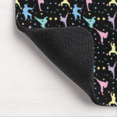 Martial Arts Karate Abstrakt Stars Glitzern Mousepad (Ecke)