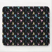 Martial Arts Karate Abstrakt Stars Glitzern Mousepad (Vorne)