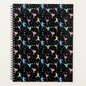 Martial Arts Karate Abstrakt Stars Glitzern Planer (Vorderseite)