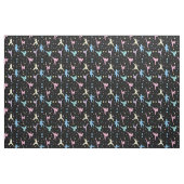 Martial Arts Karate Abstrakt Stars Glitzern Stoff (Fat Quarter (45,7 x 55,9 cm))