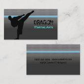 Martial Arts Karate Business Card Visitenkarte (Vorne/Hinten)