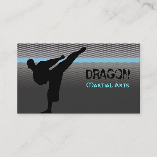 Martial Arts Karate Business Card Visitenkarte (Vorderseite)