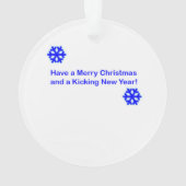 Martial Arts Karate Elves Ornament (Rückseite)