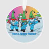 Martial Arts Karate Elves Ornament (Vorderseite)
