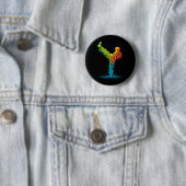 Martial Arts Karate Fighter Button (Beispiel)