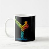 Martial Arts Karate Fighter Kaffeetasse (Links)
