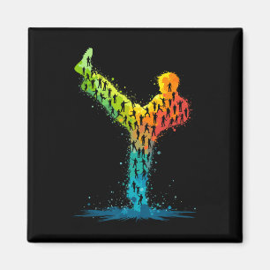 Martial Arts Karate Fighter Magnet