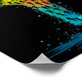 Martial Arts Karate Fighter Poster (Ecke)