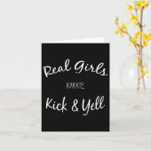 Martial Arts Karate Karte (Gelbe Blume)