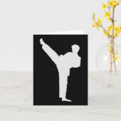 Martial Arts Karate Karte (Gelbe Blume)