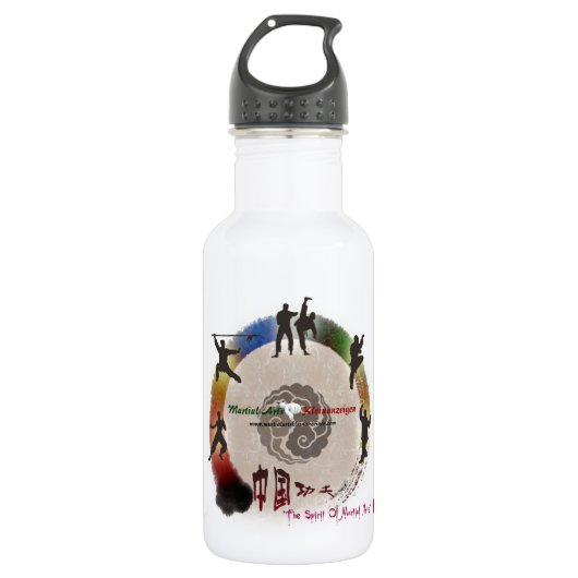 Martial Arts Liberty Flasche Trinkflasche (Vorderseite)