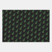 Martial Arts - Mädchen Karate Weihnachtsbaum Geschenkpapier Set (Vorderseite 3)